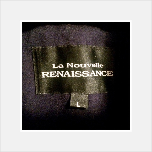 NEW La Nouvelle Renaissance Wool Coat-Deep Purple - Picture 4 of 7
